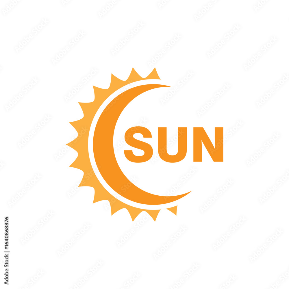 Fototapeta premium sun ilustration design