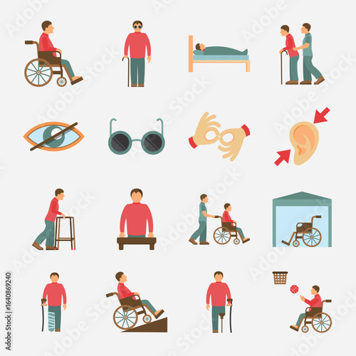 set of icons for web