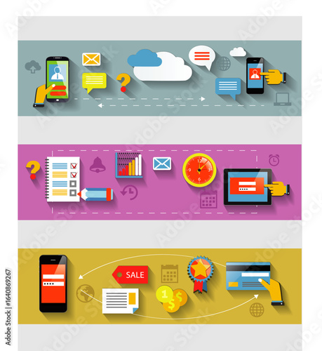 set of icons for web