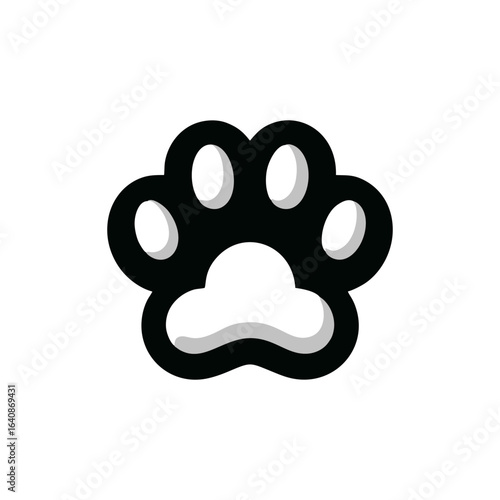 Dog paw for pet services