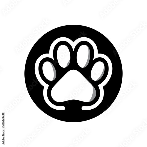 Dog paw for pet services