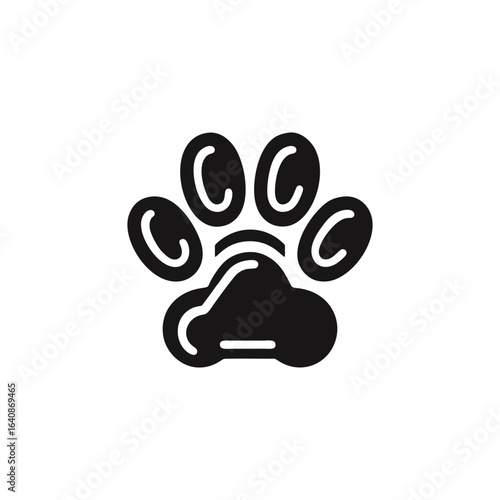 Dog paw for pet services