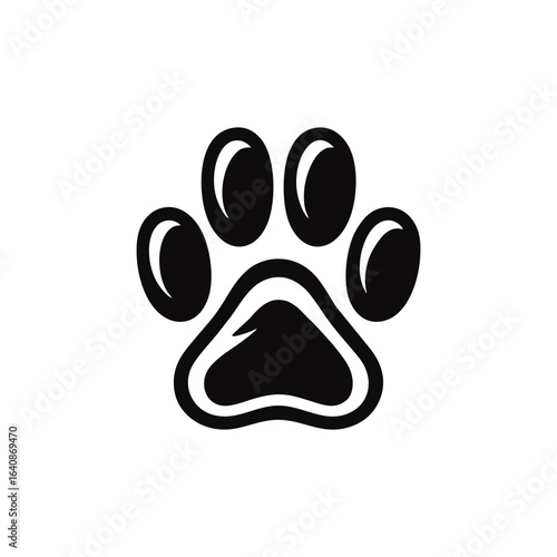 Dog paw for pet services