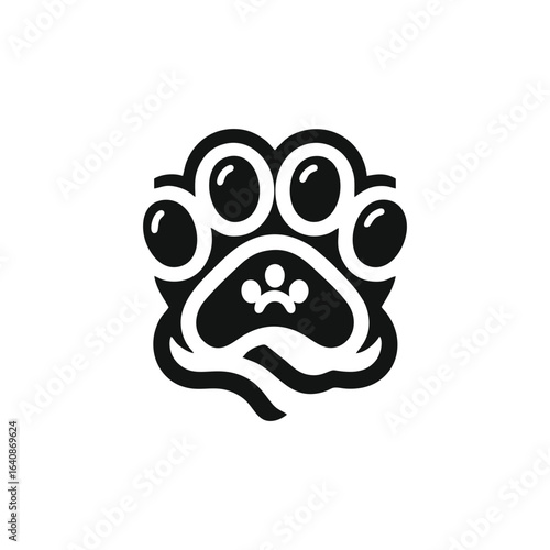 Dog paw for pet services