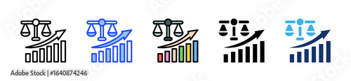Regulatory Framework Icon Collection With Multiple Styles