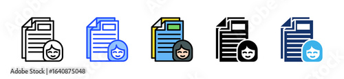 Regulatory Inspection Icon Collection With Multiple Styles