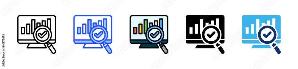 Review Progress Icon Collection With Multiple Styles Review Progress Icon Collection With Multiple Styles