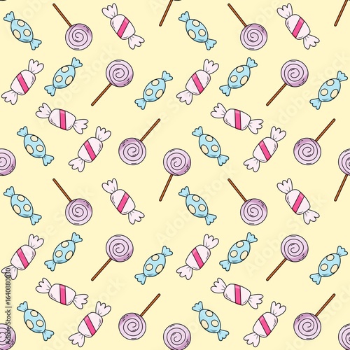 Candy seamless pattern