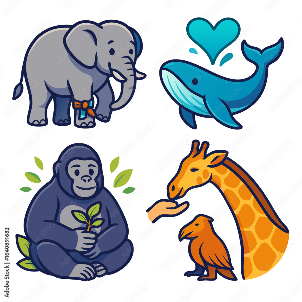 Obraz premium Gentle Giants Saved