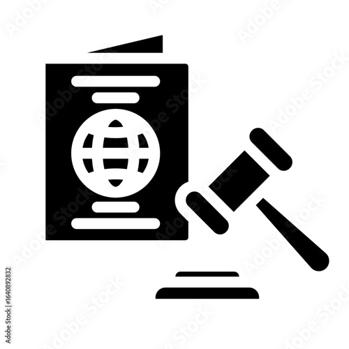 immigration law Solid icon