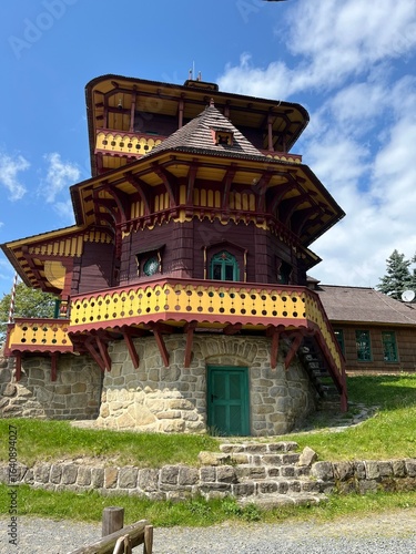 Tapety artystyczne schronisko Pustevny, Czechy