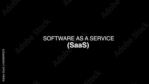 Software as a Service (SaaS)