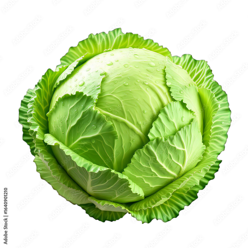 Obraz premium fresh green cabbage