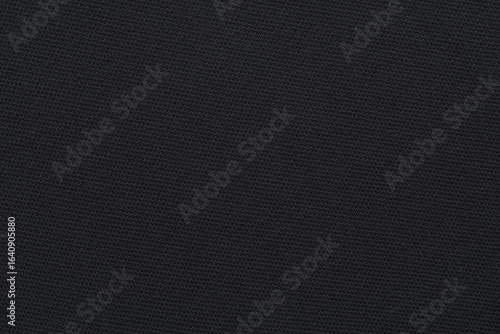 black knitwear cotton fabric sample for background