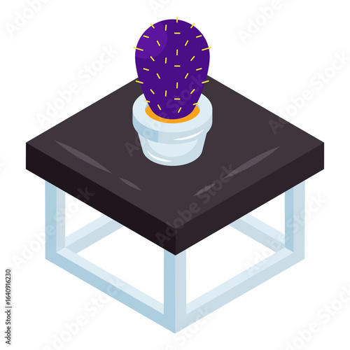 Trendy design icon of flower vase