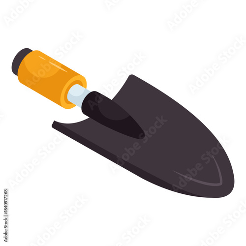 Vector design of trowel, flat icon