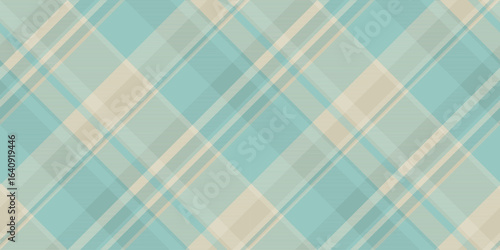 Bandanna tartan textile check, stage fabric pattern texture. Classy background plaid vector seamless in pastel and light colors.
