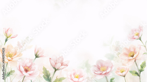 pink flowers background