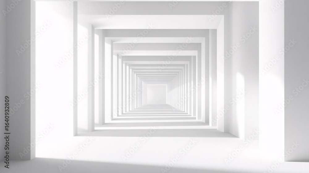 Fototapeta premium 3d render of a modern architecture