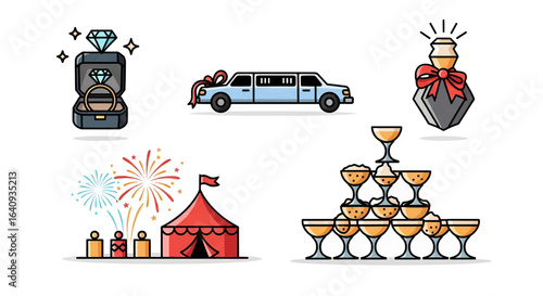 Luxury Celebration Icons