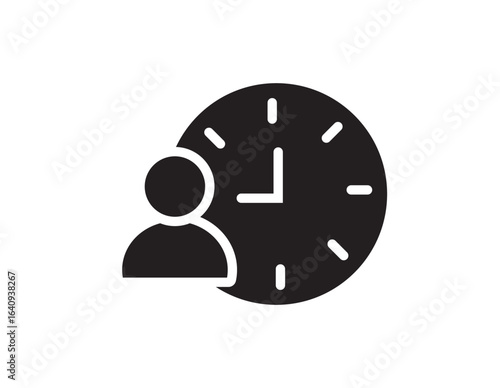 Office hours icons set in black and white stroke lines. Hierarchy Icon Collection With Multiple Styles. hours line icon vector illustration set