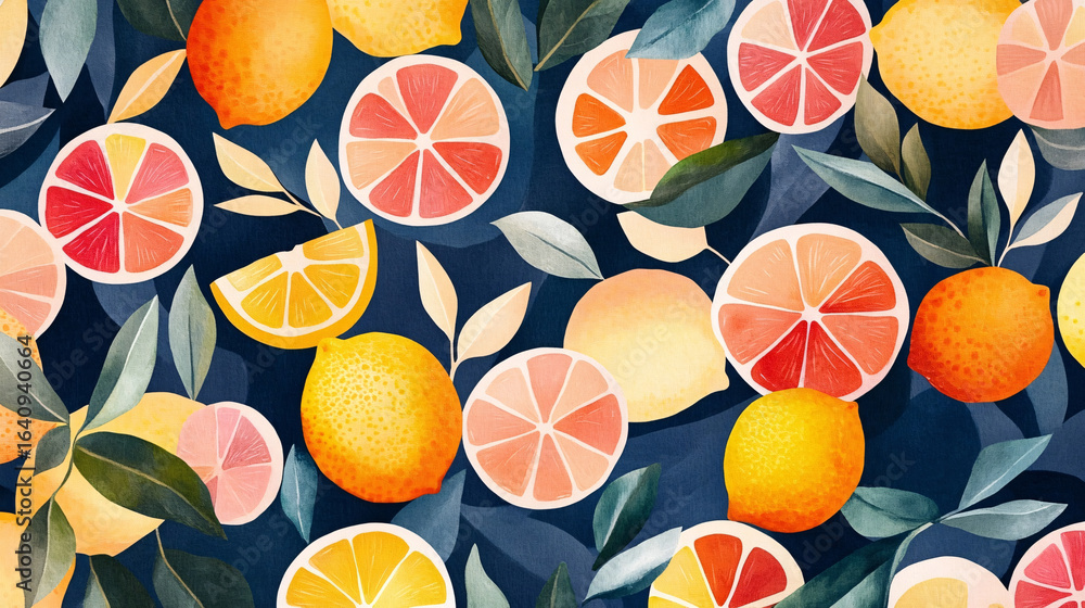 seamless pattern with lemons seamless pattern with lemons