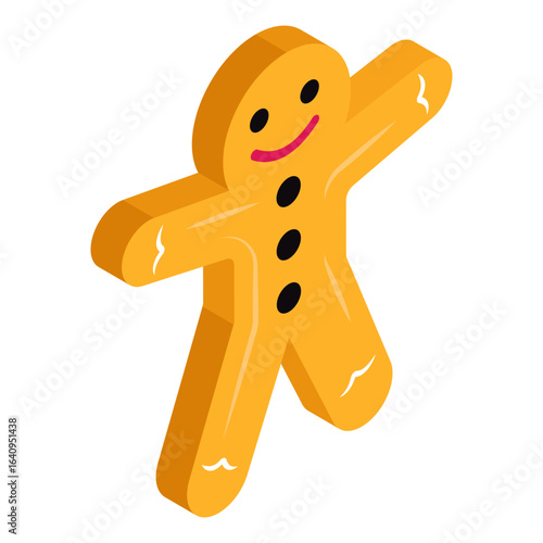 A yummy icon of gingerbread