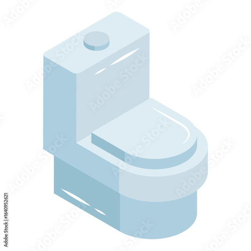 An icon design of commode