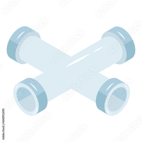 Modern design icon of pipes