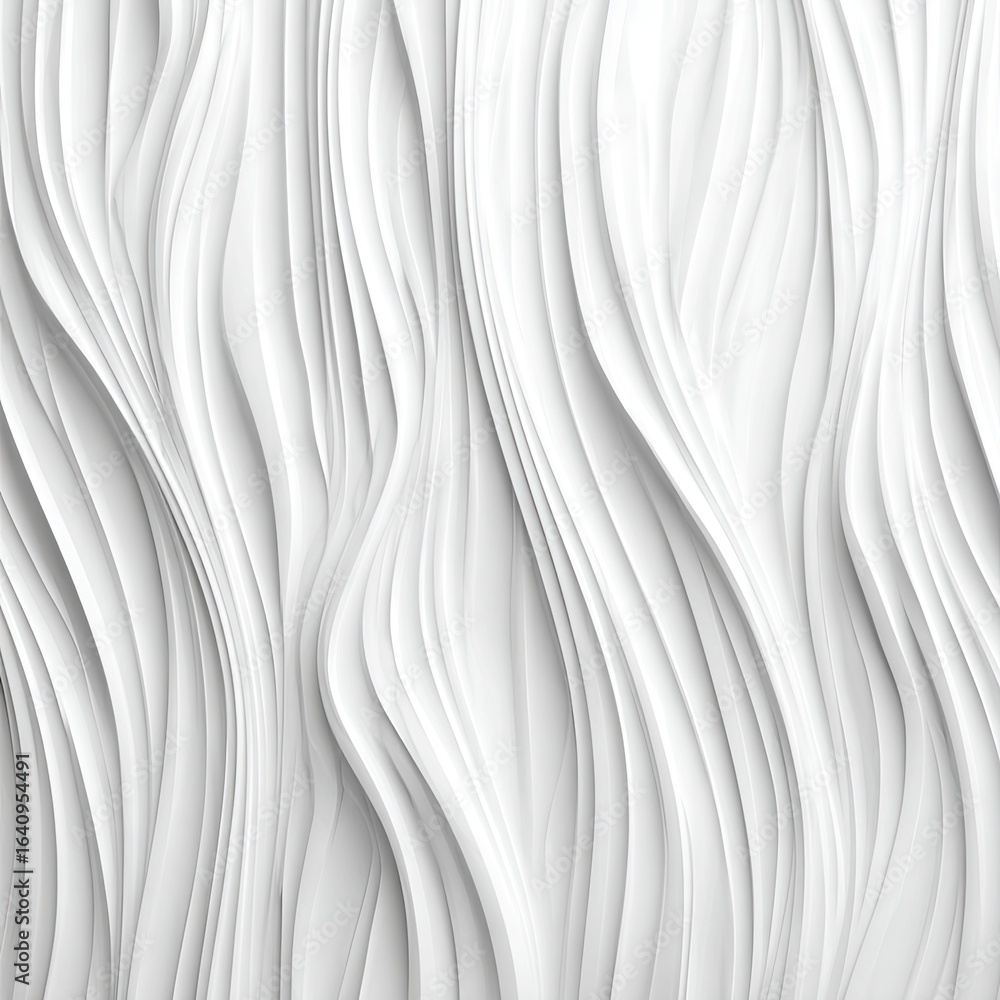 Obraz premium Abstract white wavy lines