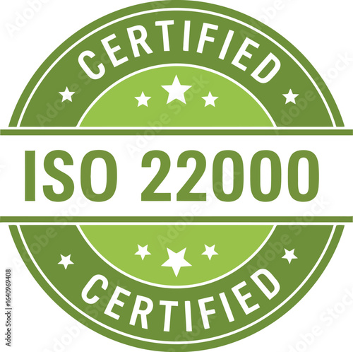 ISO 22000 Certified Seal 