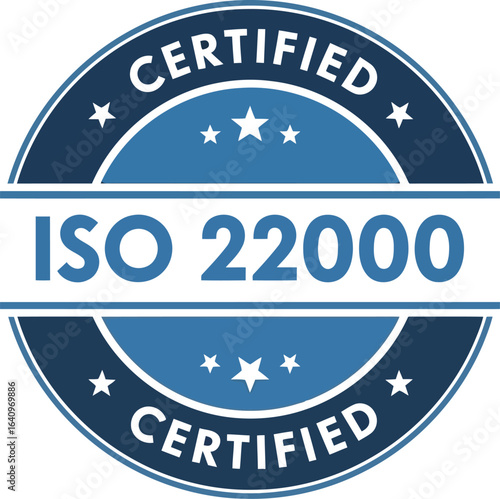 ISO 22000 Certified Seal 