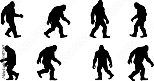 Bigfoot Silhouettes Collection" vector bundle