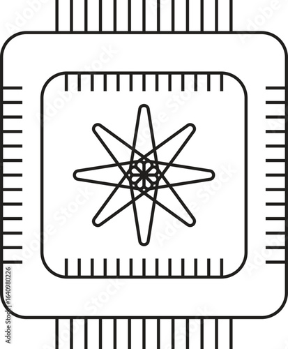 quantum computing icon