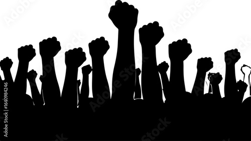 Unity and Strength human rights, activism, social justice vector graphics