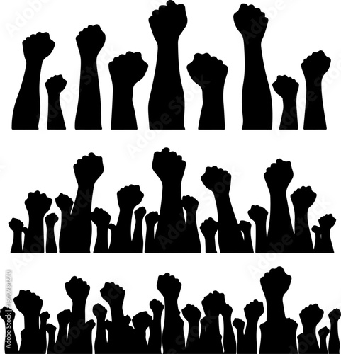 Unity and Strength human rights, activism, social justice vector graphics