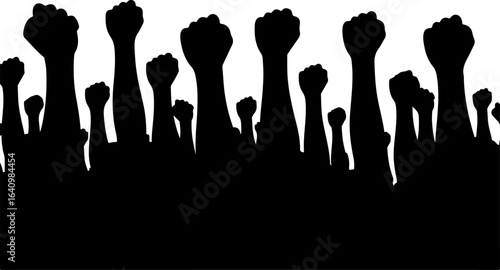 Unity and Strength human rights, activism, social justice vector graphics