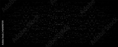 Space stars background. Universe starry pattern with glowing stars. Night sky constellations galaxy. Vector illustration.