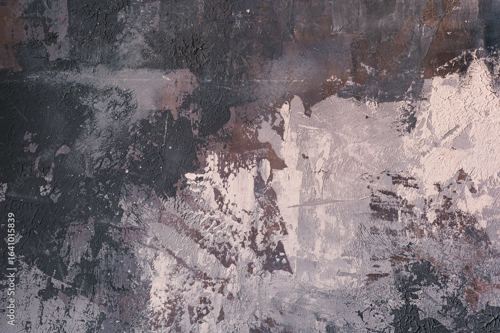 Naklejka premium Textured concrete wall with brown tones for interior background and rustic artistic styling concept