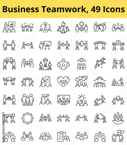 Business Teamwork Icons