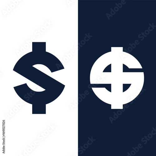 Dollar Sign Symbol Icon Vector Money Stock Vector.