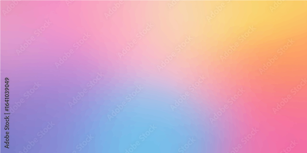 Obraz premium Abstract geometric pattern of colorful rainbow lines and shapes
