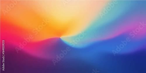 Abstract orange and yellow fractal art with motion blur, creating a fiery wave pattern of light and energy against a colorful backdrop