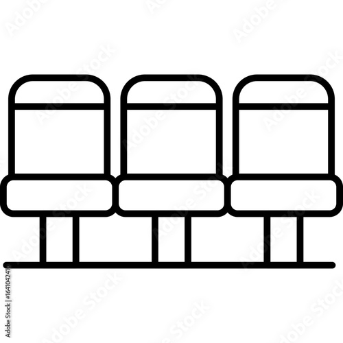 Waiting Room Icon Vector Element