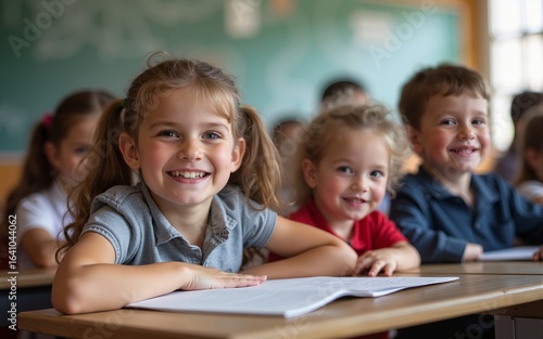 Children at school. High quality
