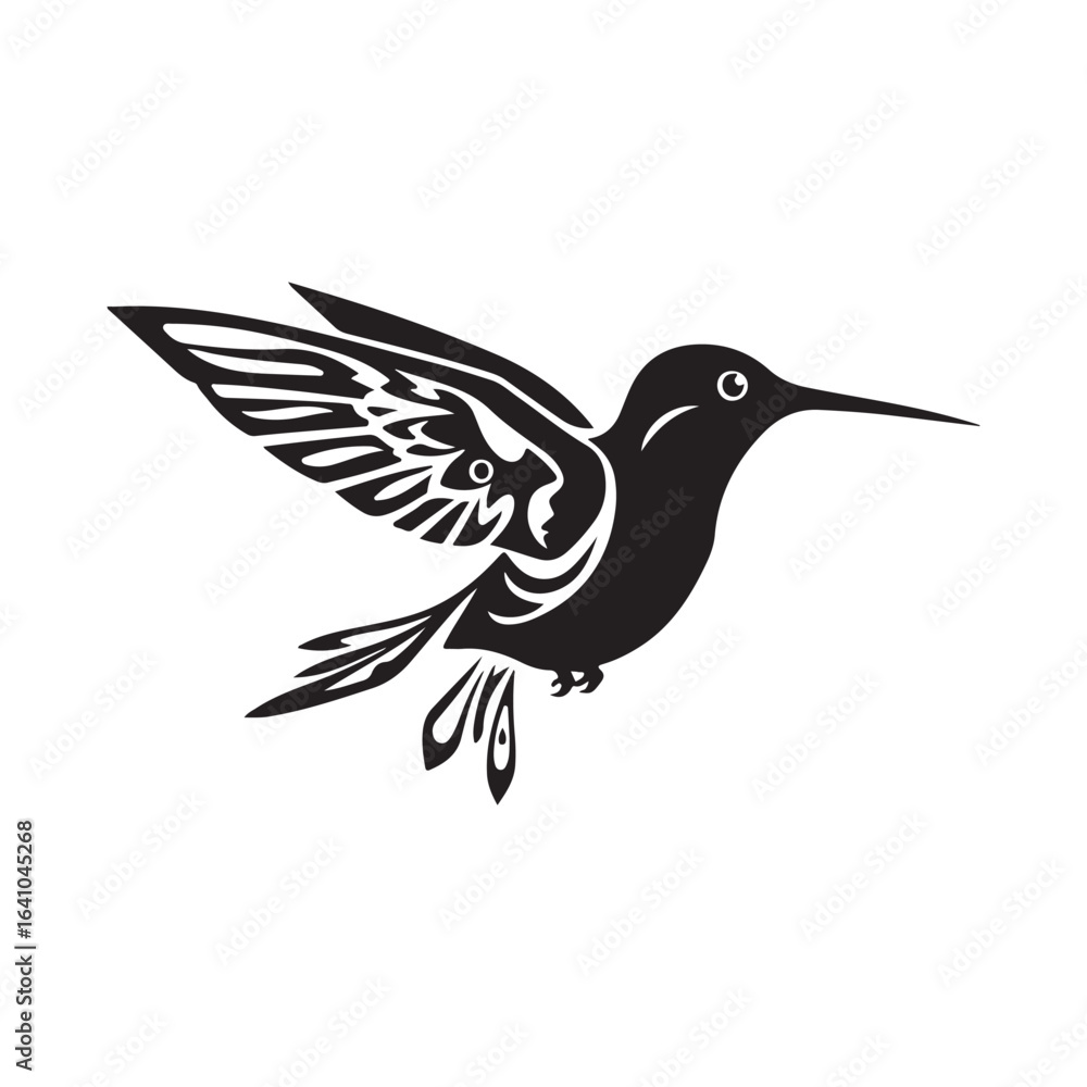 Obraz premium hummingbird vector illustration