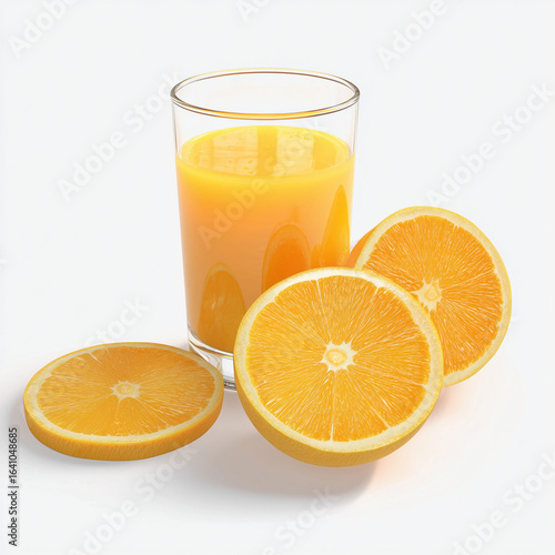 orange juice and oranges