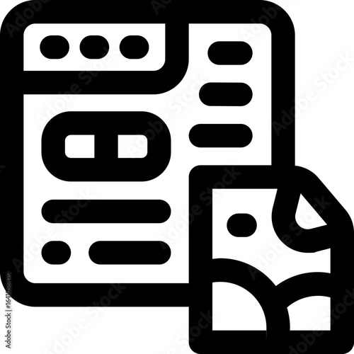 website line icon. Clean and minimalist vector icon for websites, mobile apps, presentations, and logos. Fully scalable and customizable for any project.