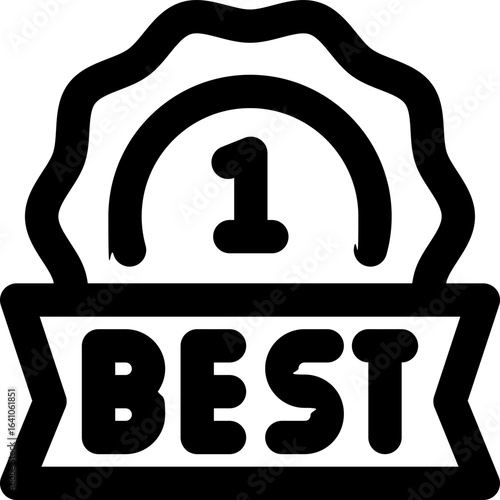 best seller line icon. Clean and minimalist vector icon for websites, mobile apps, presentations, and logos. Fully scalable and customizable for any project.