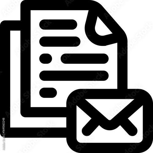 report line icon. Clean and minimalist vector icon for websites, mobile apps, presentations, and logos. Fully scalable and customizable for any project.